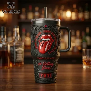 The Rolling Stones YETI Insulated Handle Tumbler