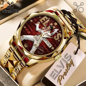 Elvis Presley Gold Tone Luxury Quartz Collectible Quartz Watch Elvis Presley Gold Tone Luxury Quartz Collectible Quartz Watch