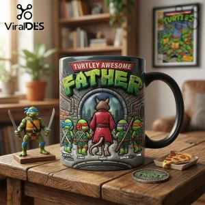 TMNT Father’s Day Personalized Turtley Awesome Coffee Mug TMNT Father’s Day Personalized Turtley Awesome Coffee Mug