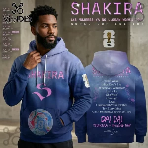 Shakira Las Mujeres Ya No Lloran World Tour FIFA World Cup Hoodie