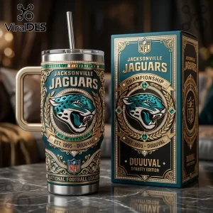 Jacksonville Jaguars NFL Championship 2026 40oz Stanley Tumbler