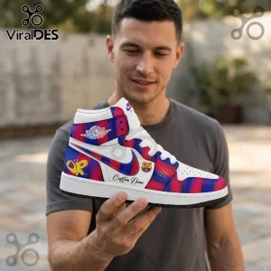 FC Barcelona x Olivia Rodrigo Limited Edition High-Top Sneakers