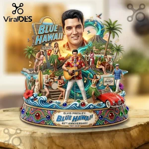 Elvis Presley Blue Hawaii 65th Anniversary Custom Acrylic Plaque