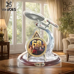 Star Trek 60th Anniversary USS Enterprise Acrylic Plaque