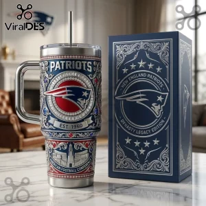 New England Patriots Dynasty Legacy 40oz Stanley Tumbler