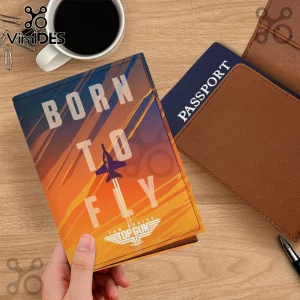 Top Gun 40th Anniversary Leather Passport Cover