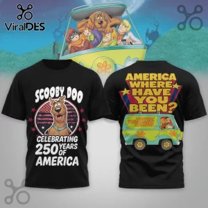 Scooby-Doo 250 Years America Patriotic Anniversary Shirt
