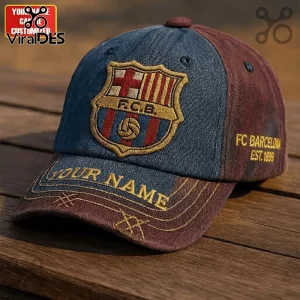 FC Barcelona Custom Denim Cap FC Barcelona Custom Denim Cap