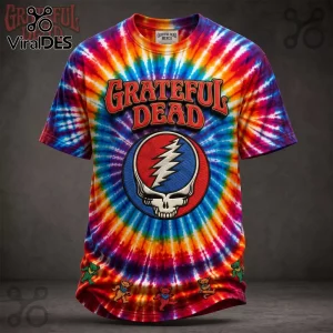Grateful Dead Tie-Dye Steal Your Face Skull Rainbow Music T-Shirt Grateful Dead Tie-Dye Steal Your Face Skull Rainbow Music T-Shirt