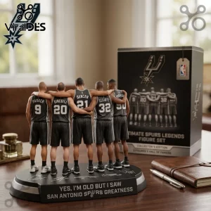 NBA Spurs Legends Commemorative 5 Hall of Fame Acrylic Plaque