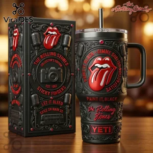 The Rolling Stones YETI Insulated Handle Tumbler
