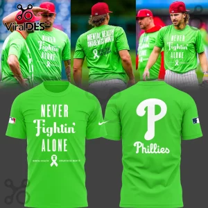 Philadelphia Phillies Mental Health Awareness Month Green Hoodie