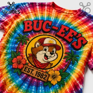 Buc-ee’s Sun-Stop Est 1982 Retro Road Trip Paradise Shirt