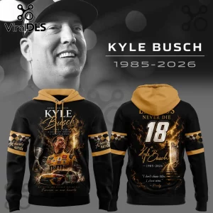 Kyle Busch Rowdy Nation #18 Legacy 1985-2026 Hoodie