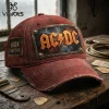 AC/DC Vintage Distressed Hell’s Bells High Voltage Baseball Cap AC/DC Vintage Distressed Hell’s Bells High Voltage Baseball Cap
