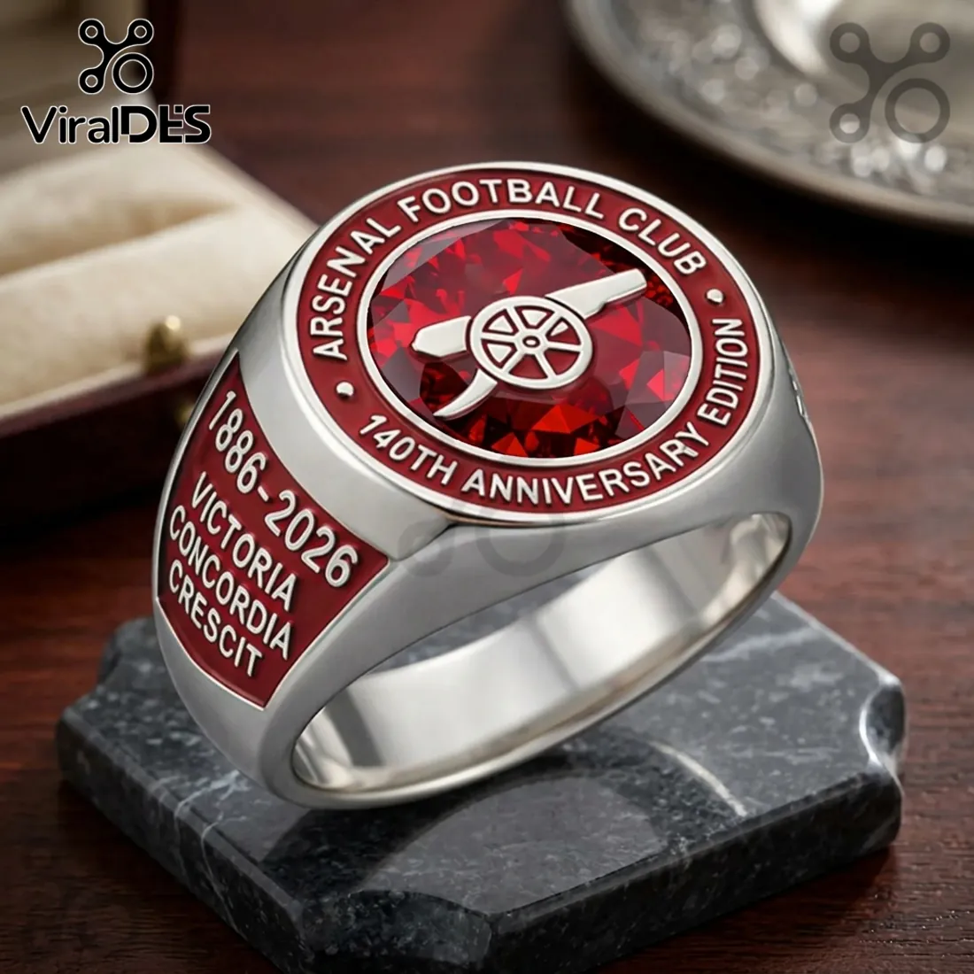 Arsenal Football Club 140th Anniversary Ring Arsenal Football Club 140th Anniversary Ring