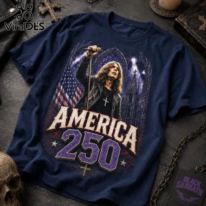 I Love America And Black Sabbath Too 250 Years Of Freedom T-Shirt