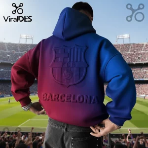 FC Barcelona Limited Edition Gradient Hoodie FC Barcelona Limited Edition Gradient Hoodie