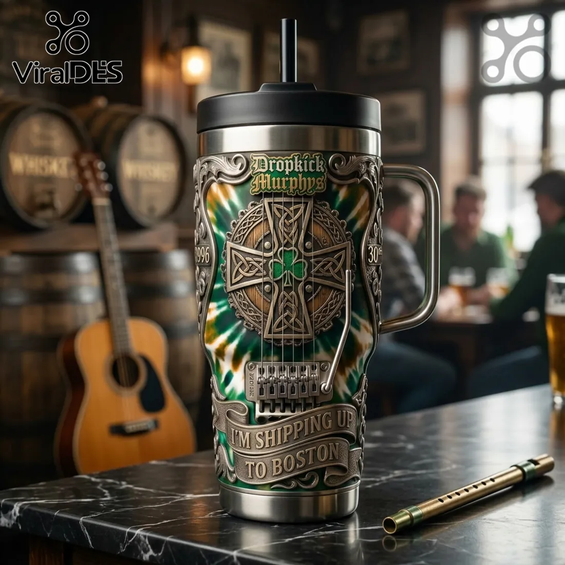 Dropkick Murphys Celtic Cross Irish Limited Edition Stanley Tumbler Dropkick Murphys Celtic Cross Irish Limited Edition Stanley Tumbler