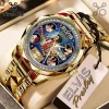 Elvis Presley Gold Tone Luxury Quartz Collectible Quartz Watch