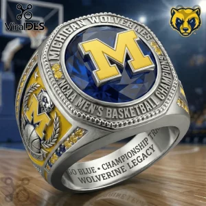 Michigan Wolverines NCAA Men’s Basketball Championship Ring Michigan Wolverines NCAA Men’s Basketball Championship Ring