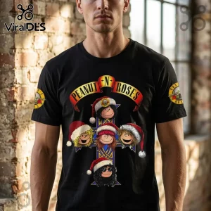 Snoopy Peanuts x Guns N Roses Christmas Sweet Child O Mine T-Shirt