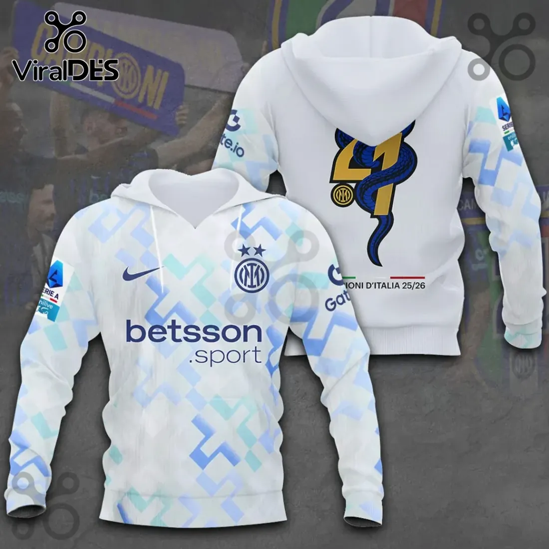 Inter Milan Champions 25/26 Limited Edition Hoodie Inter Milan Champions 25/26 Limited Edition Hoodie