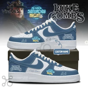 Luke Combs My Kinda Saturday Night Personalized AF1 Sneakers