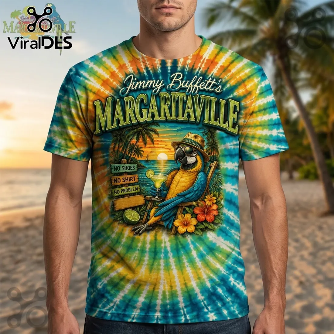 Jimmy Buffett Margaritaville Parrot No Shoes No Shirt Jimmy Buffett Margaritaville Parrot No Shoes No Shirt