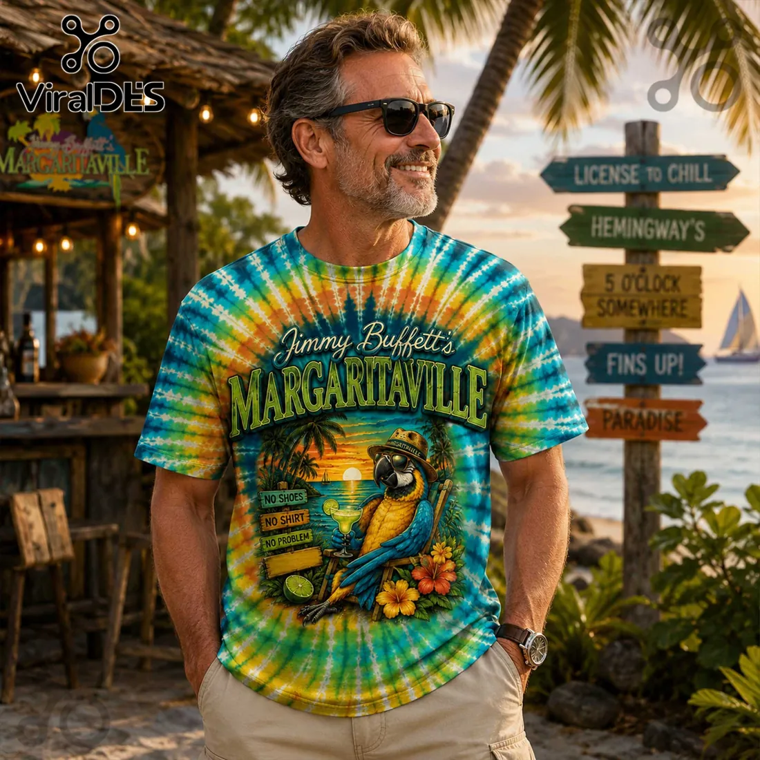 Jimmy Buffett Margaritaville Parrot No Shoes No Shirt Jimmy Buffett Margaritaville Parrot No Shoes No Shirt