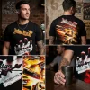 Judas Priest Tour 2026 Flame Concert Graphic T-Shirt