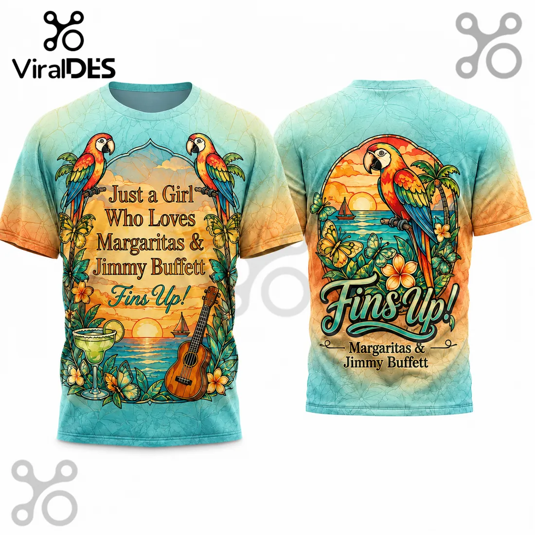 Just A Girl Who Loves Margaritas Jimmy Buffett Fins Up Shirt Just A Girl Who Loves Margaritas Jimmy Buffett Fins Up Shirt