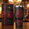 Omega Psi Phi Fraternity Juneteenth Heritage 40oz Handle Tumbler Omega Psi Phi Fraternity Juneteenth Heritage 40oz Handle Tumbler