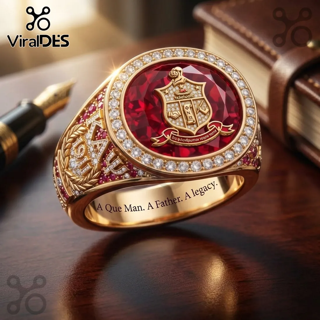 Kappa Alpha Psi Father’s Day Premium Gold Diamond Fraternity Ring Kappa Alpha Psi Father’s Day Premium Gold Diamond Fraternity Ring