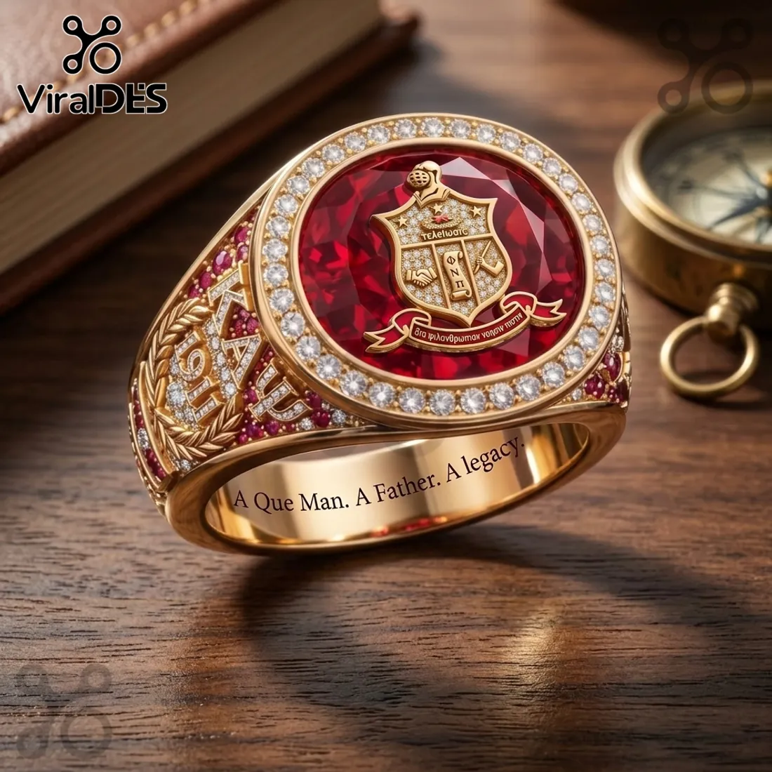 Kappa Alpha Psi Father’s Day Premium Gold Diamond Fraternity Ring Kappa Alpha Psi Father’s Day Premium Gold Diamond Fraternity Ring