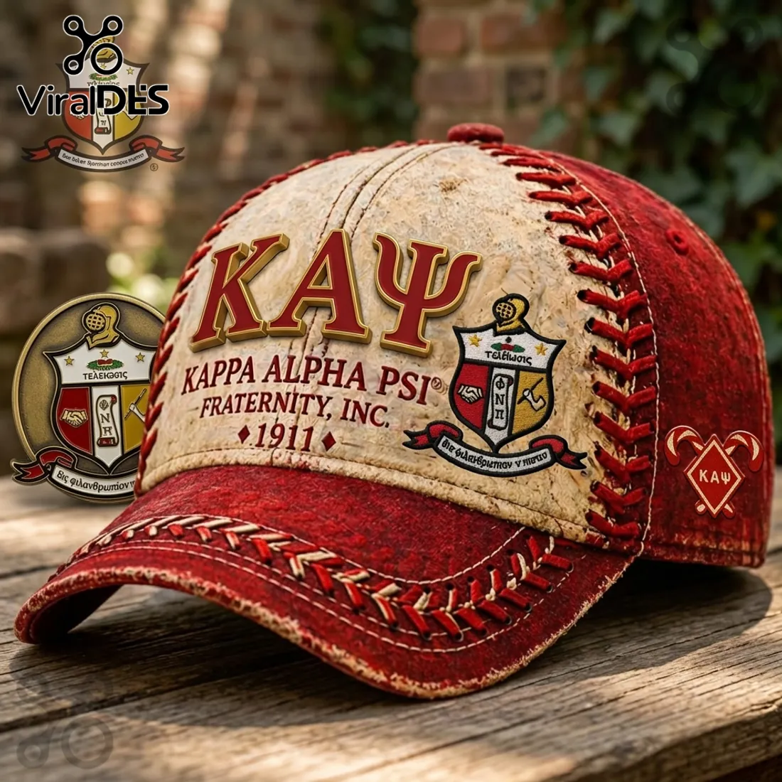 Kappa Alpha Psi Fraternity Vintage Est. 1911 Embroidered Baseball Cap Kappa Alpha Psi Fraternity Vintage Est. 1911 Embroidered Baseball Cap