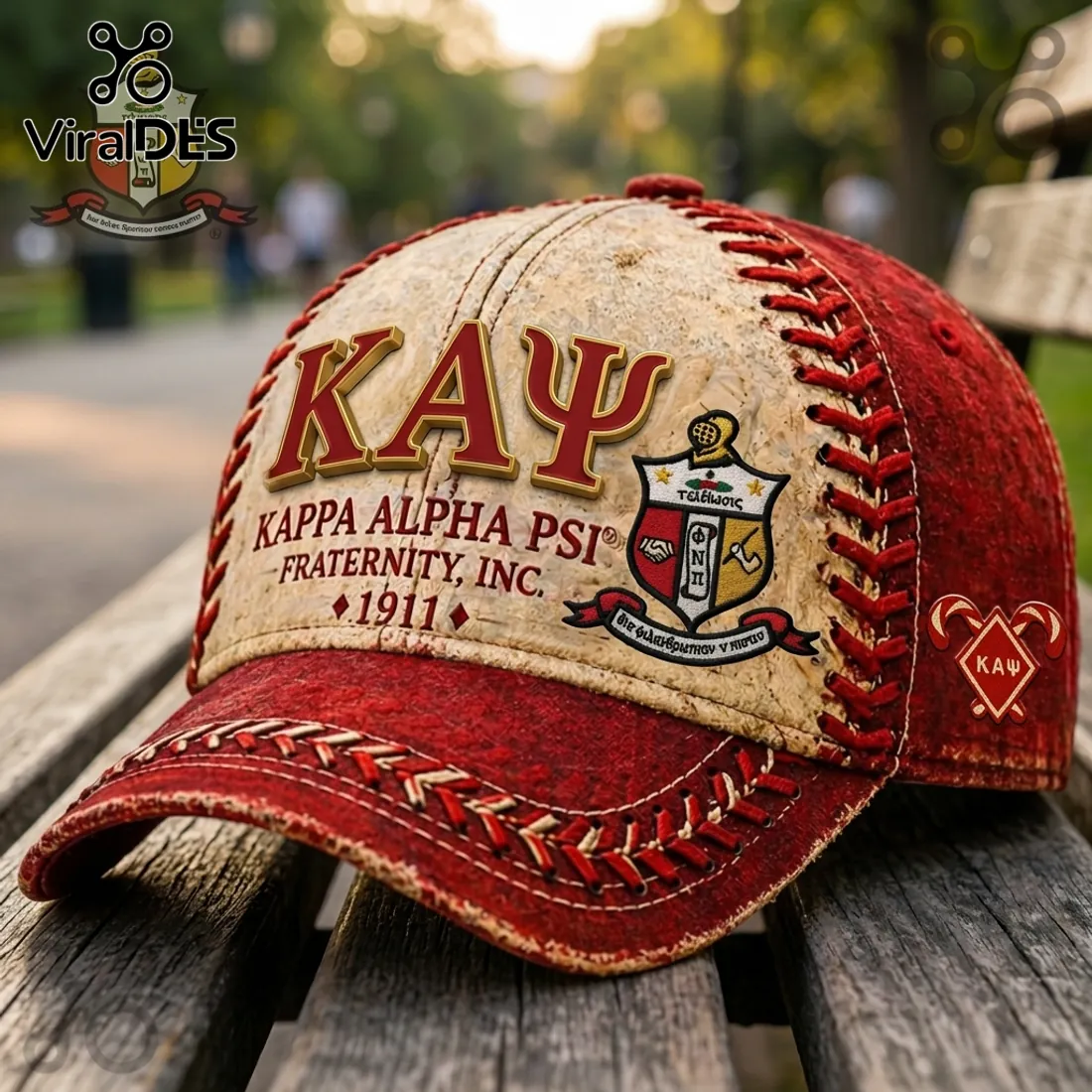 Kappa Alpha Psi Fraternity Vintage Est. 1911 Embroidered Baseball Cap Kappa Alpha Psi Fraternity Vintage Est. 1911 Embroidered Baseball Cap