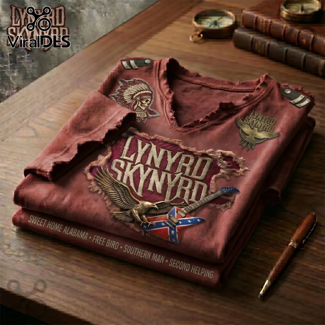 Lynyrd Skynyrd Vintage Distressed Sweet Home Alabama T-Shirt Lynyrd Skynyrd Vintage Distressed Sweet Home Alabama T-Shirt