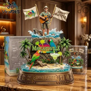 Jimmy Buffett Margaritaville Commemorative Acrylic Plaque