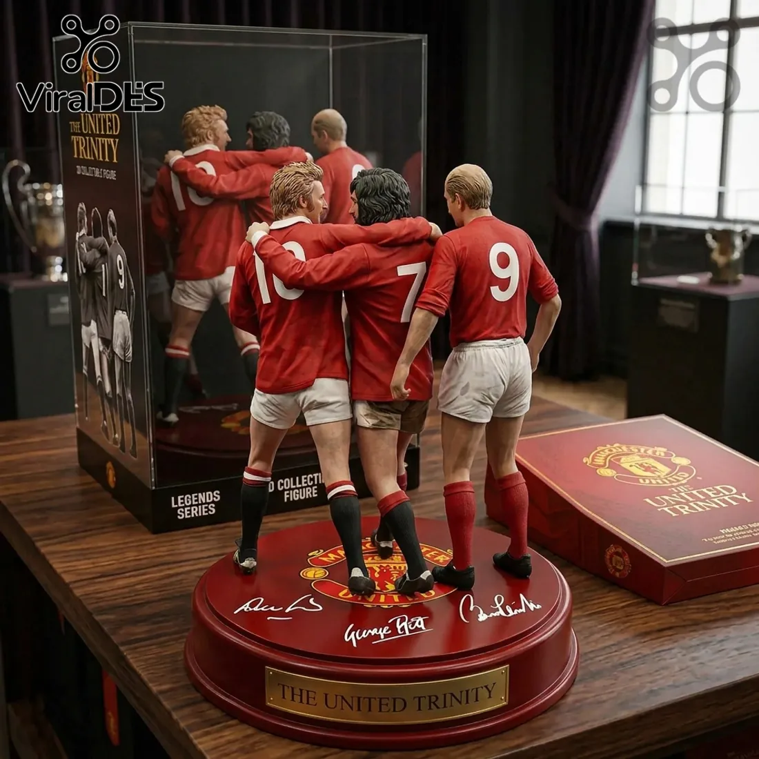 Manchester United The United Trinity Legends Series Collectible Figure Manchester United The United Trinity Legends Series Collectible Figure