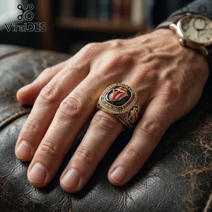 The Rolling Stones Rock and Roll Kings Gold Championship Ring