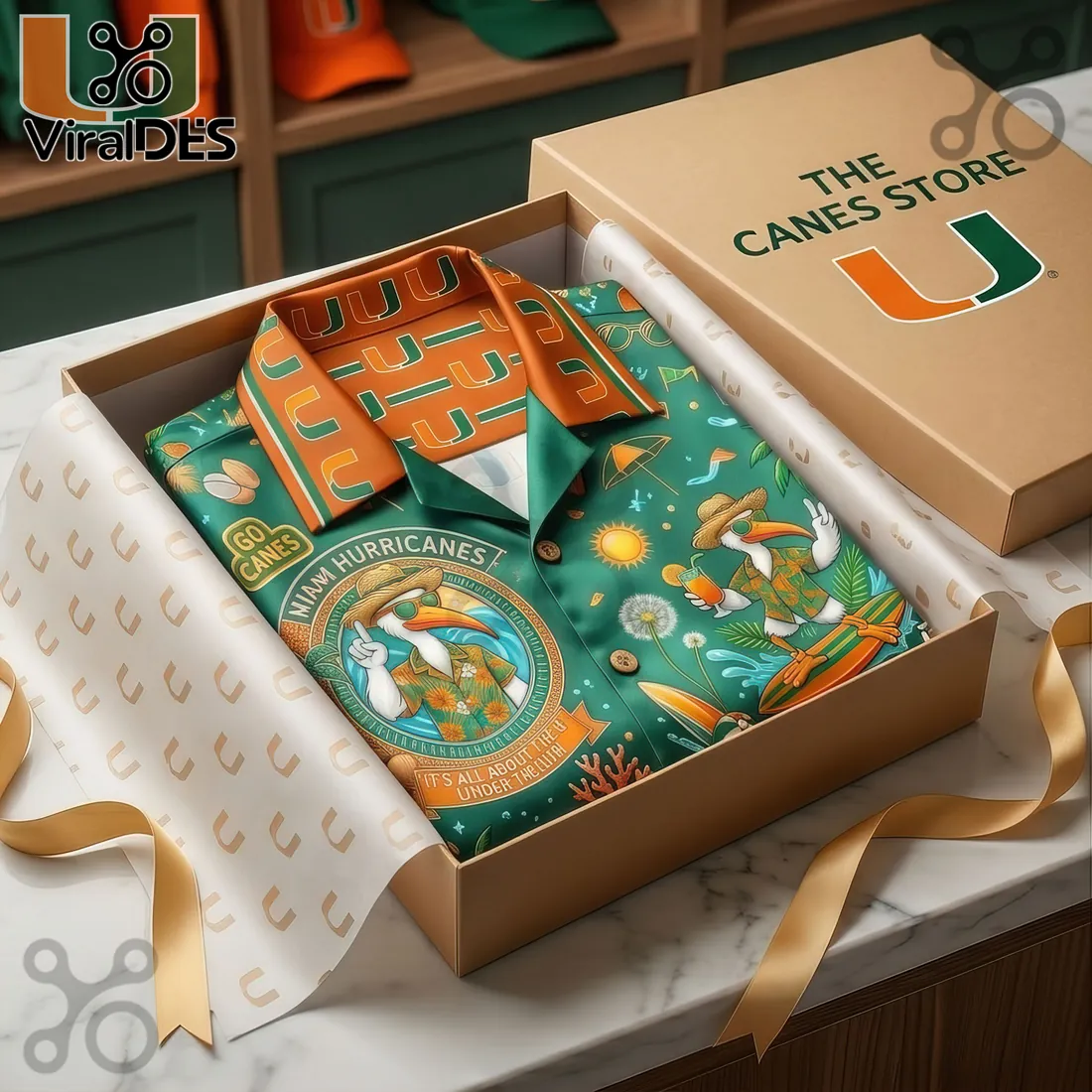 Miami Hurricanes Sebastian Mascot Tropical Beach Summer Hawaiian Shirt Miami Hurricanes Sebastian Mascot Tropical Beach Summer Hawaiian Shirt