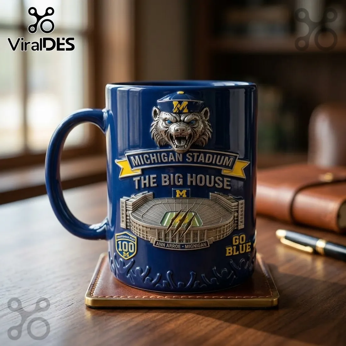 Michigan Wolverines The Big House Stadium Coffee Mug Michigan Wolverines The Big House Stadium Coffee Mug