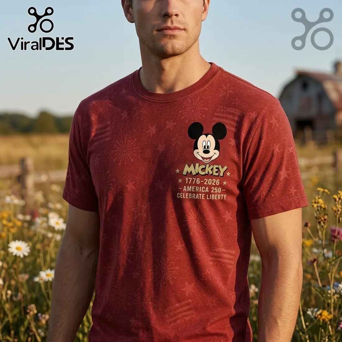 Mickey America 250 250th Anniversary of Freedom T-Shirt Mickey America 250 250th Anniversary of Freedom T-Shirt