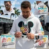 Mickey Mouse F1 Miami Grand Prix Racing Black Pullover Hoodie