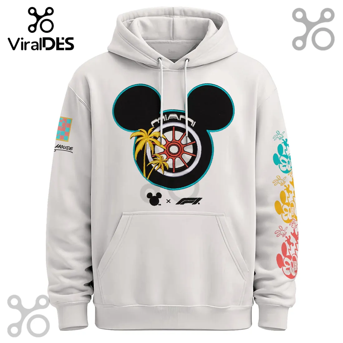 Mickey Mouse F1 Miami Grand Prix Racing Graphic Hoodie Mickey Mouse F1 Miami Grand Prix Racing Graphic Hoodie