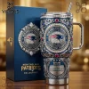 Houston Texans Luxury Jeweled YETI 40oz Stanley Tumbler