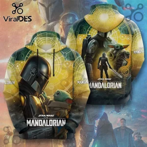Star Wars Mandalorian Mando Grogu Premium Hoodie Star Wars Mandalorian Mando Grogu Premium Hoodie