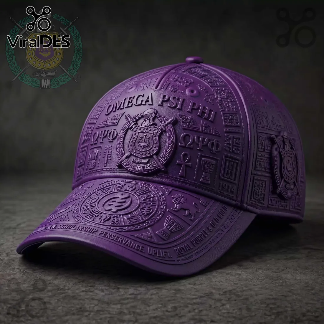 Omega Psi Phi Fraternity Royal Purple Baseball Cap 2026 Omega Psi Phi Fraternity Royal Purple Baseball Cap 2026