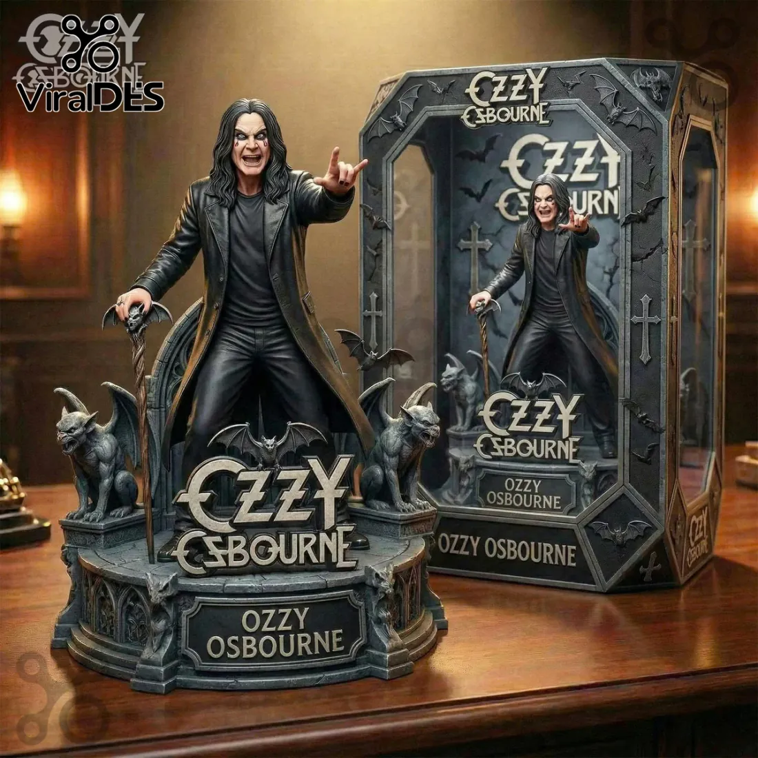 Ozzy Osbourne Rock Legend Premium Gothic Collectible Acrylic Plaque Ozzy Osbourne Rock Legend Premium Gothic Collectible Acrylic Plaque